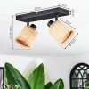 Lindberg Plafoniera, Faretto da soffitto Nero, 2-Luci