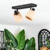 Lindberg Plafoniera, Faretto da soffitto Nero, 2-Luci