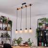 Bassagoda Lampadario a sospensione, Lampada a sospensione Écru, Nero, 4-Luci