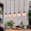 Bassagoda Lampadario a sospensione, Lampada a sospensione Écru, Nero, 5-Luci