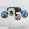Chehalis Plafoniera, Lampada a sfera 30 cm Blu, Verde, Ramato, 4-Luci
