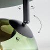 Chehalis Plafoniera, Lampada a sfera Blu, Cromo, Verde, Chiaro, Ramato, Grigio fumo, 4-Luci