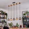 Ripoll Lampadario a sospensione, Lampada a sfera, Lampada a sospensione Écru, Nero, 5-Luci