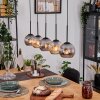 Ripoll Lampadario a sospensione, Lampada a sfera, Lampada a sospensione Écru, Nero, 5-Luci