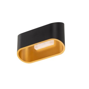 Applique WOFI FIA LED Nero, 1-Luce Applique WOFI FIA LED Nero, 1-Luce