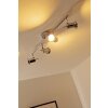 Wofi HOORN Plafoniera LED Cromo, 4-Luci