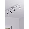 Wofi HOORN Plafoniera LED Cromo, 4-Luci