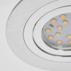 Monthois Lampada da incasso LED Cromo, Nichel opaco, 1-Luce