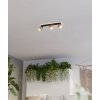 Illuminazione Eglo ROSLEY Plafoniera, Faretto da soffitto Nero, 3-Luci