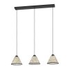 Illuminazione Eglo OXPARK Lampadario a sospensione Nero, 3-Luci