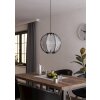 Illuminazione Eglo WAVERTON Lampadario a sospensione Nero, 1-Luce