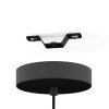 Illuminazione Eglo WAVERTON Lampadario a sospensione Nero, 1-Luce