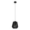 Illuminazione Eglo PERSLEY Lampadario a sospensione Nero, 1-Luce