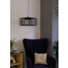 Illuminazione Eglo GINESTRONE-Z Lampadario a sospensione LED Nero, 1-Luce, Cambia colore