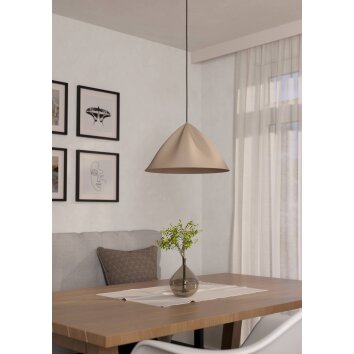 Illuminazione Eglo PODERE Lampadario a sospensione Sabbia, 1-Luce