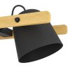 Illuminazione Eglo HORNWOOD-Z Lampadario a sospensione LED Marrone, Nero, 4-Luci, Cambia colore