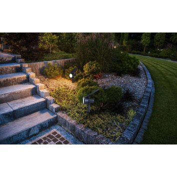 Illuminazione Eglo SAMBUCO Lampada solare LED Nero, 1-Luce Illuminazione Eglo SAMBUCO Lampada solare LED Nero, 1-Luce