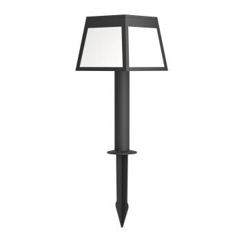 Illuminazione Eglo ALTILIA Lampada solare LED Nero, 1-Luce, Sensori di movimento