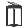 Illuminazione Eglo SUZZARA Lampada solare LED Nero, 1-Luce, Sensori di movimento