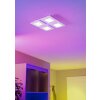 Illuminazione Eglo PADROGIANO-Z Plafoniera LED Bianco, Cambia colore