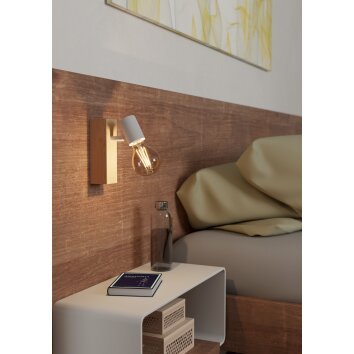 Illuminazione Eglo EGLO Faretto da soffitto, Applique Marrone, Bianco