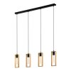 Illuminazione Eglo LITTLETON Lampadario a sospensione Nero, 4-Luci Illuminazione Eglo LITTLETON Lampadario a sospensione Nero, 4-Luci