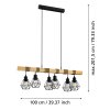 Illuminazione Eglo EGLO Lampadario a sospensione Marrone, Nero, 6-Luci