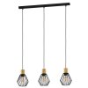 Illuminazione Eglo PALMORLA Lampadario a sospensione Marrone, Nero, 3-Luci