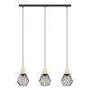 Illuminazione Eglo PALMORLA Lampadario a sospensione Marrone, Nero, 3-Luci