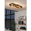 Illuminazione Eglo CONSETT Plafoniera Marrone, Nero, 6-Luci