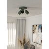 Illuminazione Eglo TILSTON Plafoniera, Faretto da soffitto Verde, 3-Luci