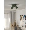 Illuminazione Eglo TILSTON Plafoniera, Faretto da soffitto Verde, 3-Luci