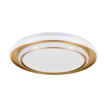 Illuminazione Eglo MOSCHETTA Plafoniera LED Oro, Cambia colore
