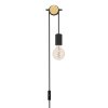 Illuminazione Eglo BUDDON Applique Marrone, Nero, 1-Luce