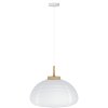 Illuminazione Eglo SUMMERHILL Lampadario a sospensione Marrone, Bianco, 1-Luce