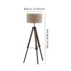 Illuminazione Eglo LANTADA Lampada da terra Marrone, 1-Luce
