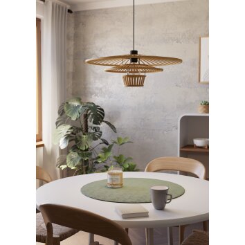 Illuminazione Eglo LYDNEY Lampadario a sospensione Nero, 1-Luce