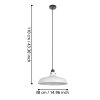 Illuminazione Eglo MATLOCK Lampadario a sospensione Grigio, Nero, 1-Luce Illuminazione Eglo MATLOCK Lampadario a sospensione Grigio, Nero, 1-Luce
