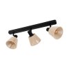 Illuminazione Eglo SEAGARD Plafoniera, Faretto da soffitto Nero, 3-Luci