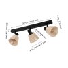 Illuminazione Eglo SEAGARD Plafoniera, Faretto da soffitto Nero, 3-Luci