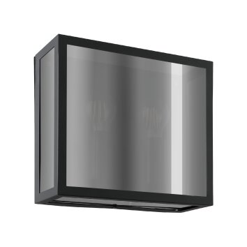 Illuminazione Eglo SMOKE Applique Nero, 2-Luci