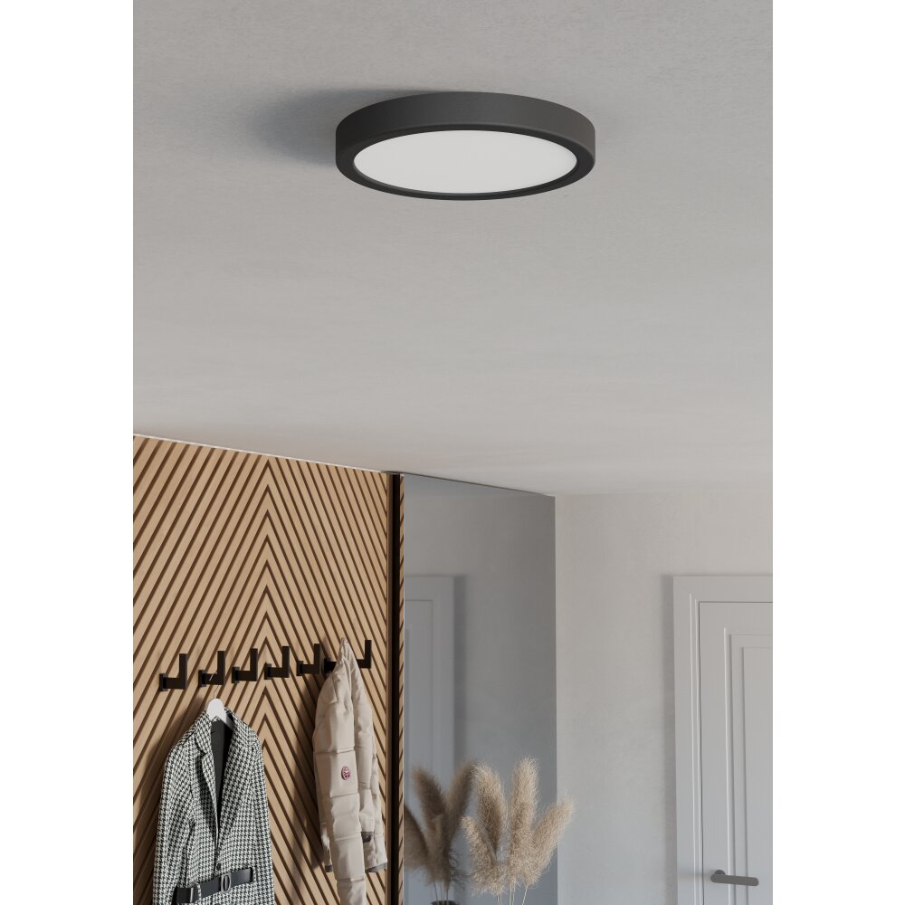 Illuminazione Eglo EGLO Plafoniera LED Nero, Cambia colore main product photo
