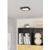 Illuminazione Eglo EGLO Plafoniera LED Nero, Cambia colore
