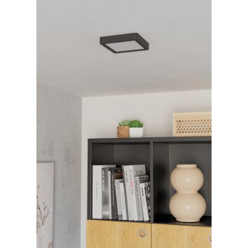Illuminazione Eglo EGLO Plafoniera LED Nero, Cambia colore