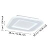 Illuminazione Eglo MACCHIONI Plafoniera LED Bianco, Telecomando