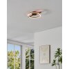 Illuminazione Eglo AMANDOLO Plafoniera LED Nero, Telecomando, Cambia colore