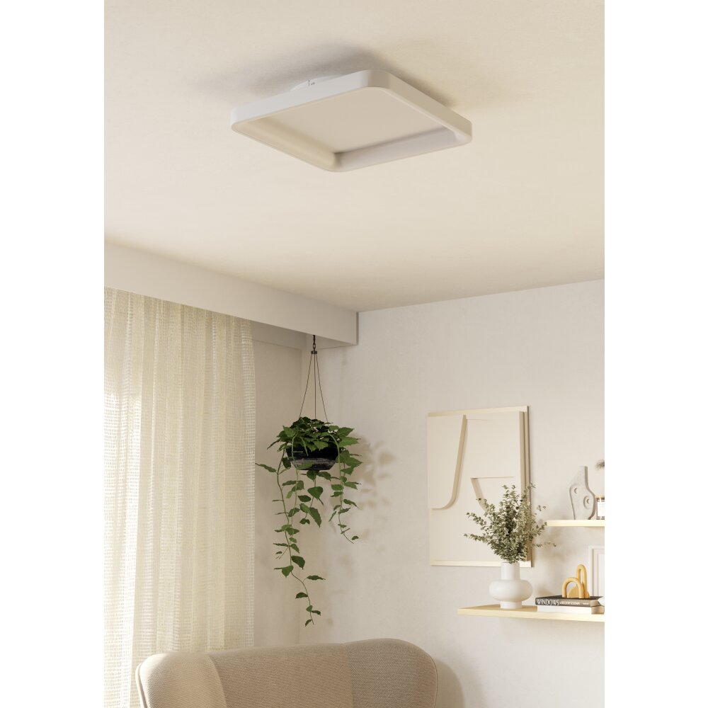 Illuminazione Eglo LORETELLO Plafoniera, Applique e plafoniera LED Bianco, Telecomando main product photo