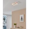Illuminazione Eglo AMANDOLO Plafoniera LED Bianco, Telecomando, Cambia colore