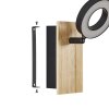 Illuminazione Eglo RIELVES Faretto da soffitto, Applique LED Marrone, Nero