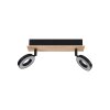 Illuminazione Eglo RIELVES Plafoniera, Faretto da soffitto LED Marrone, Nero